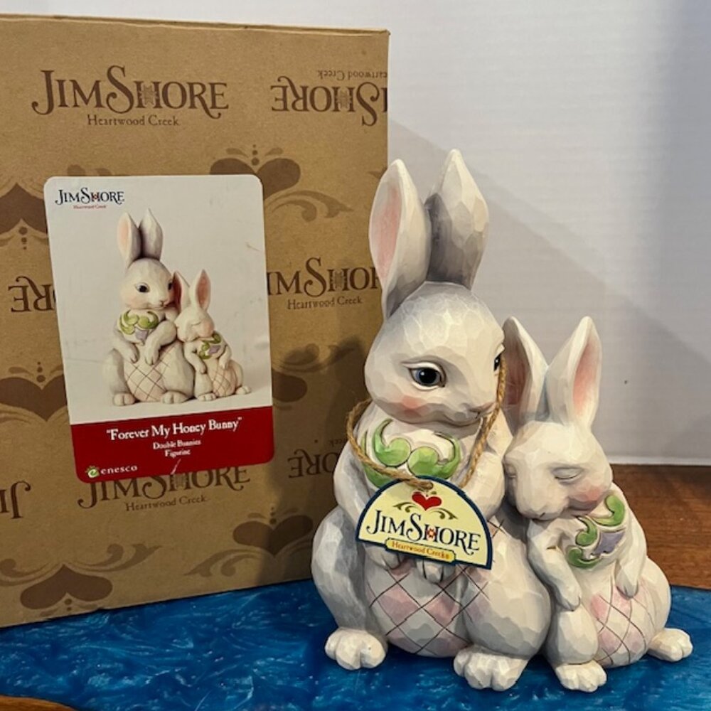 2018 Jim Shore "Forever My Honey Bunny" Easter Figurine